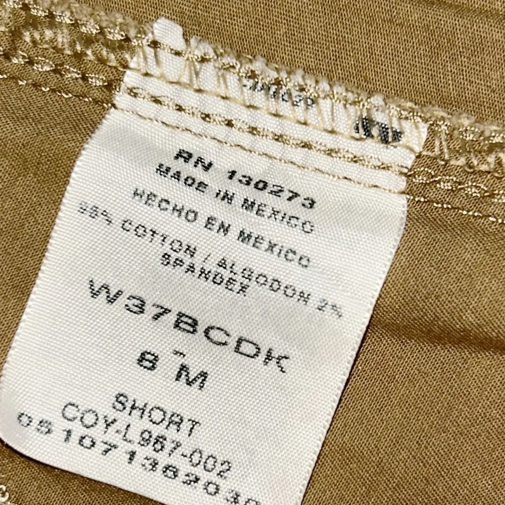 RIDERS BY LEE Women's Khaki Bermuda Shorts Size 8